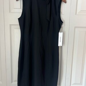 NWT Calvin Klein Black Sleeveless Dress